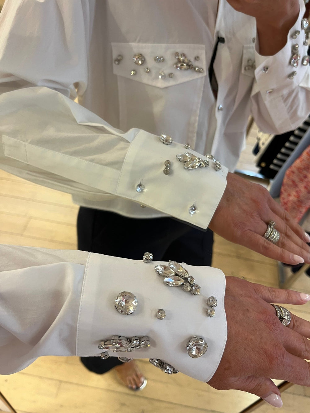 Tivoli White - Penny Black - Orchid Boutique