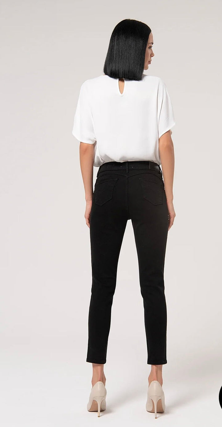Bella Bull Denim Black - Fracomina - Orchid Boutique