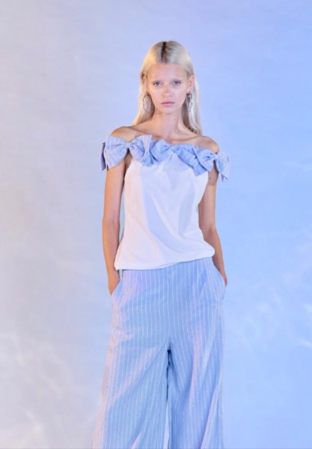 Zeta Top Blue - Zoe - Orchid Boutique