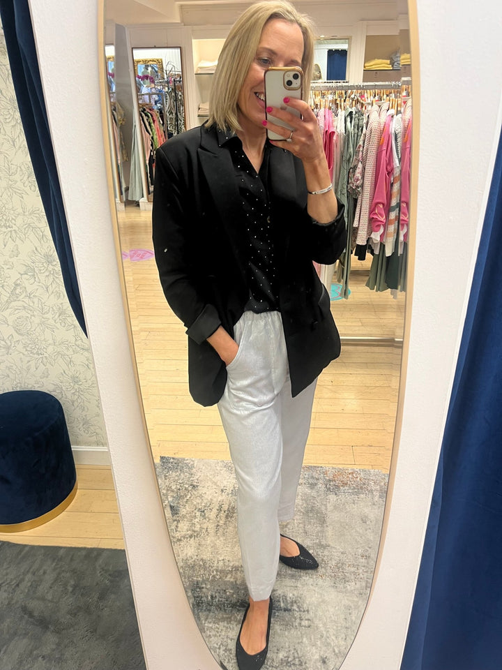 Tia Silver Pants - This Girls Curiosity - Orchid Boutique