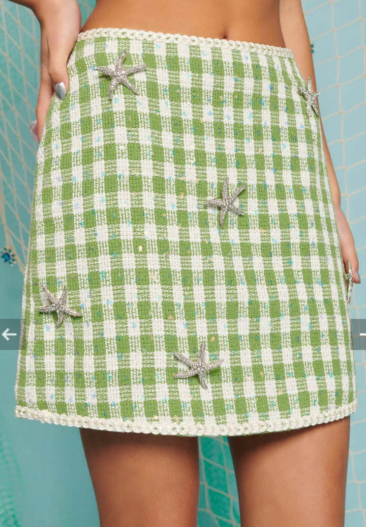 Costal Tweed Skirt - Sister Jane - Orchid Boutique