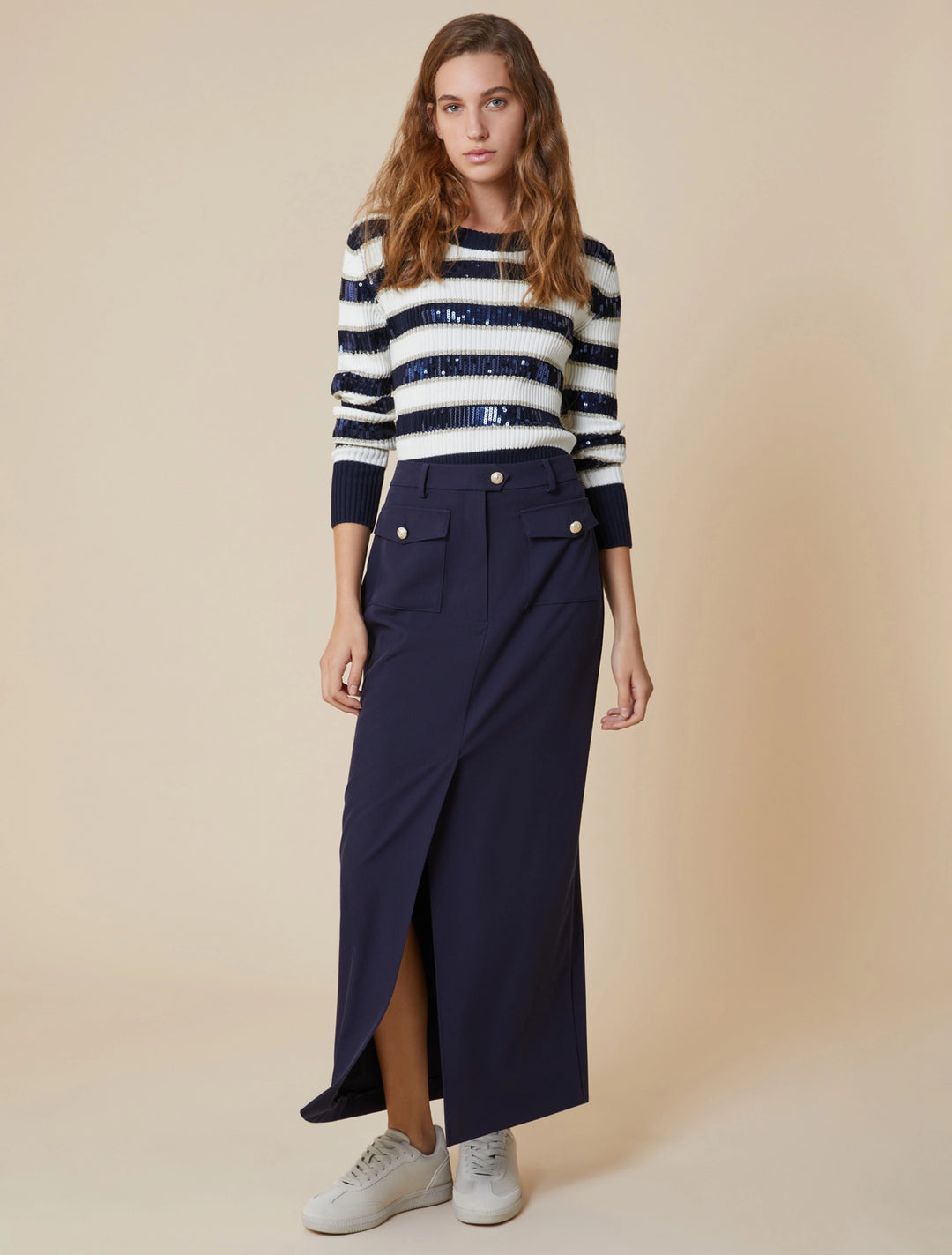 Milly Skirt - Penny Black - Orchid Boutique