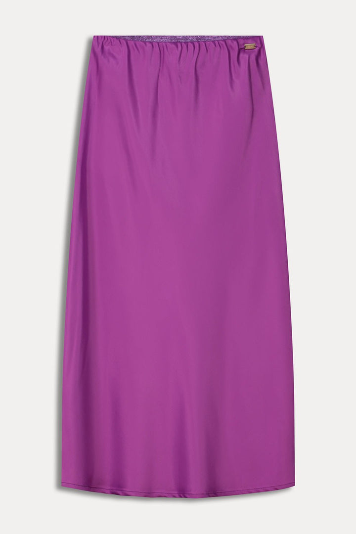 Cactus Satin Skirt Pink - POM Amsterdam - Orchid Boutique