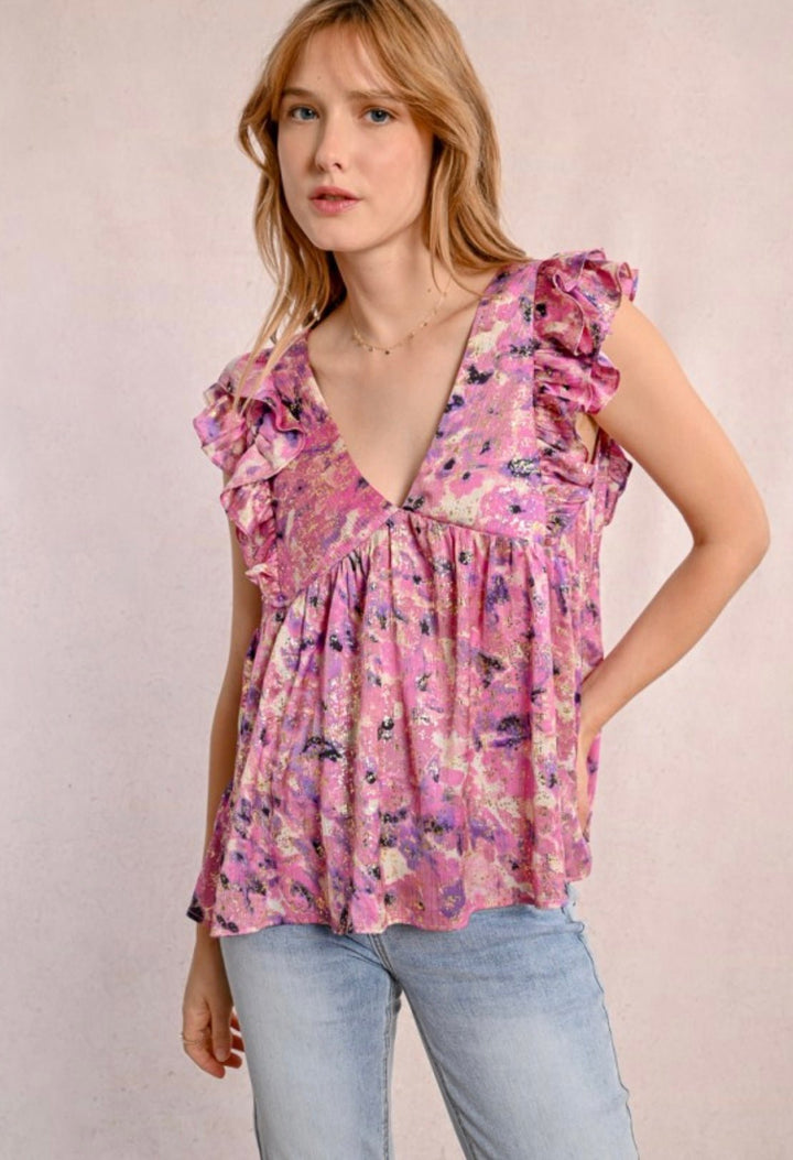 Pink Celeste Top - Molly Bracken - Orchid Boutique