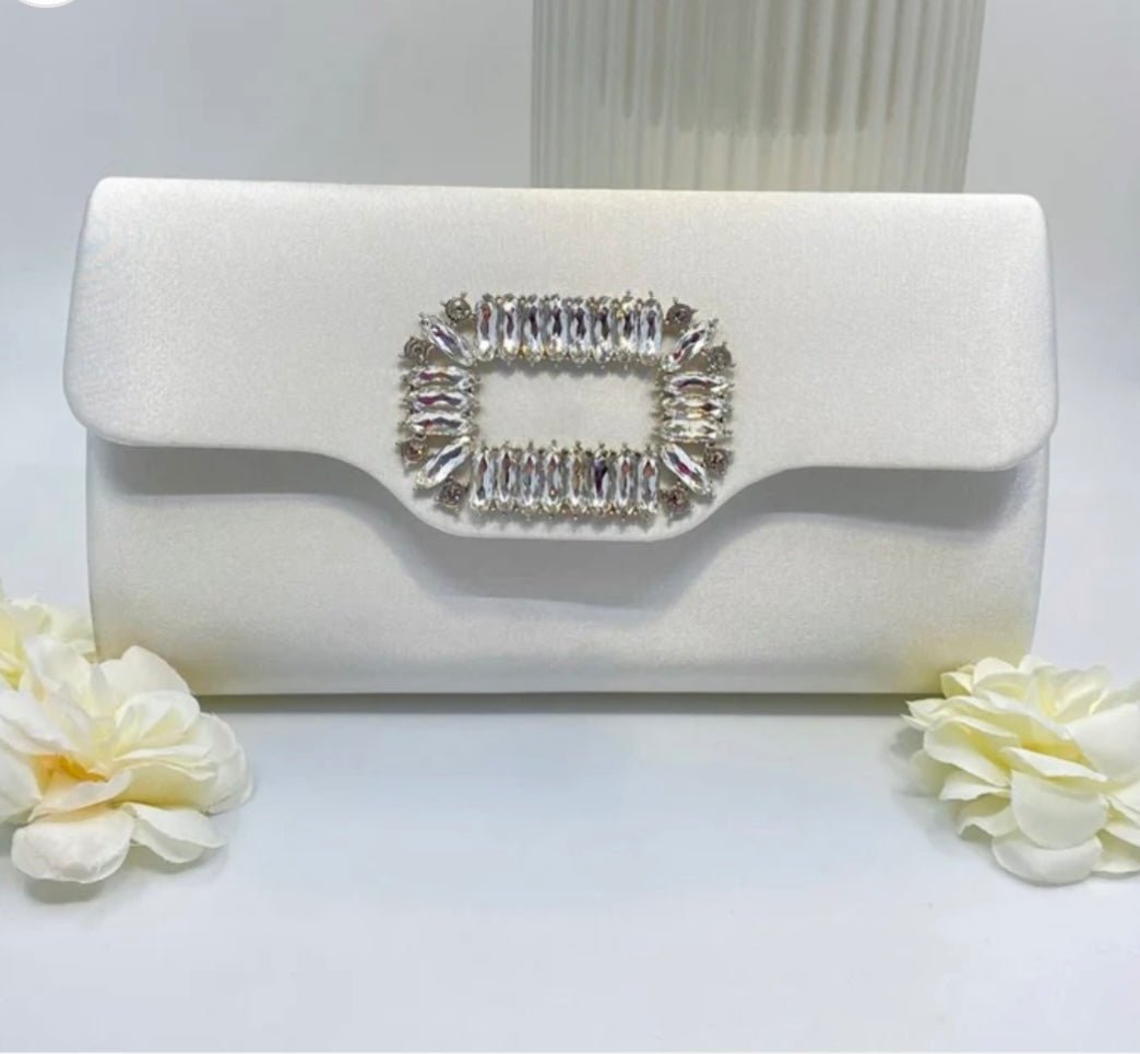 Cream Clutch - Orchid Boutique - Orchid Boutique