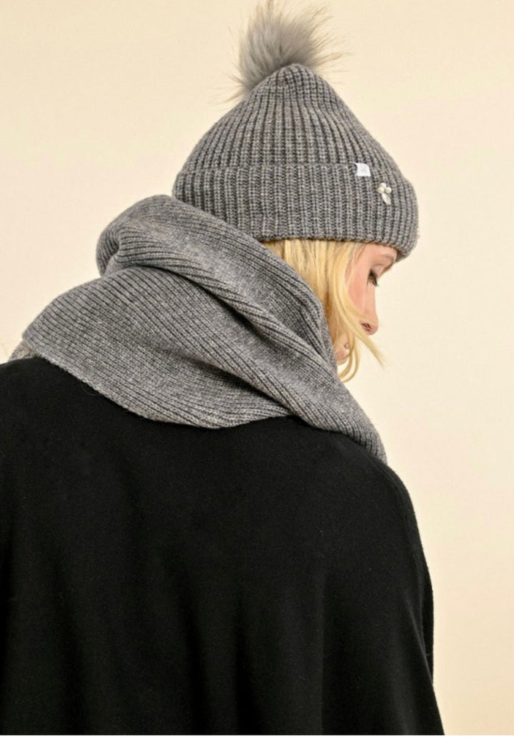 Molly B Light Grey Scarf - Molly Bracken - Orchid Boutique