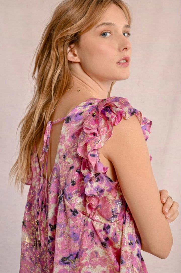 Pink Celeste Top - Molly Bracken - Orchid Boutique