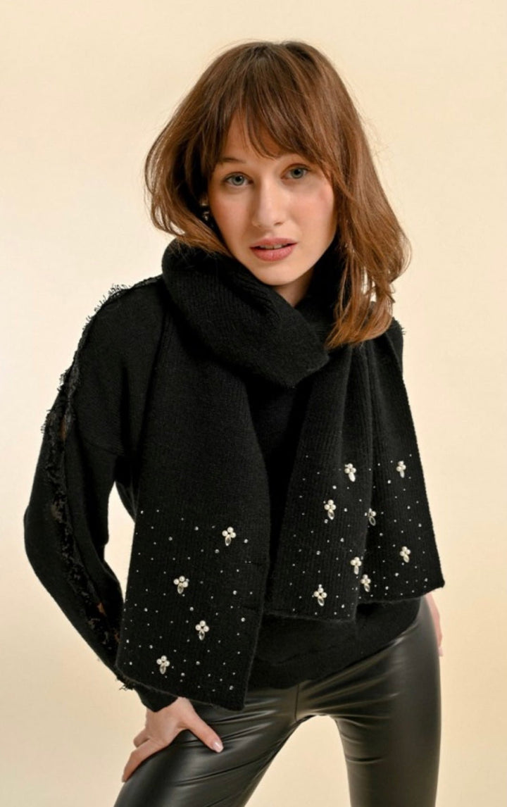Molly B Black scarf - Molly Bracken - Orchid Boutique