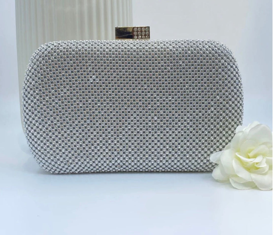 Silver Clutch - Orchid Boutique - Orchid Boutique