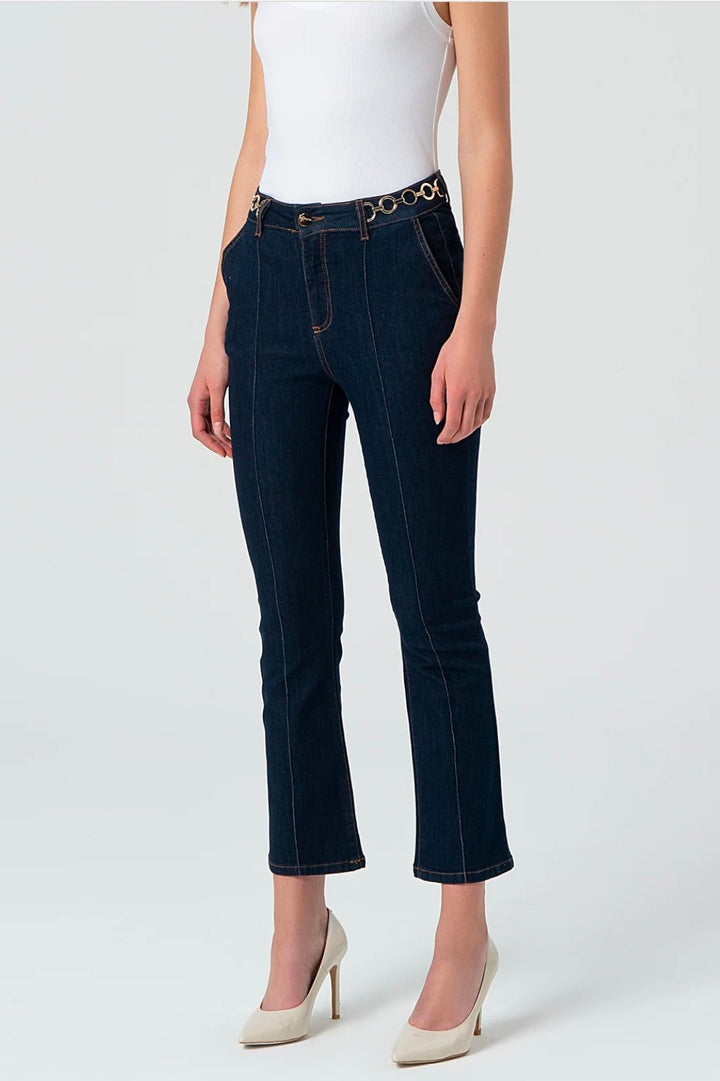 Raw Wash Jeans - Fracomina - Orchid Boutique