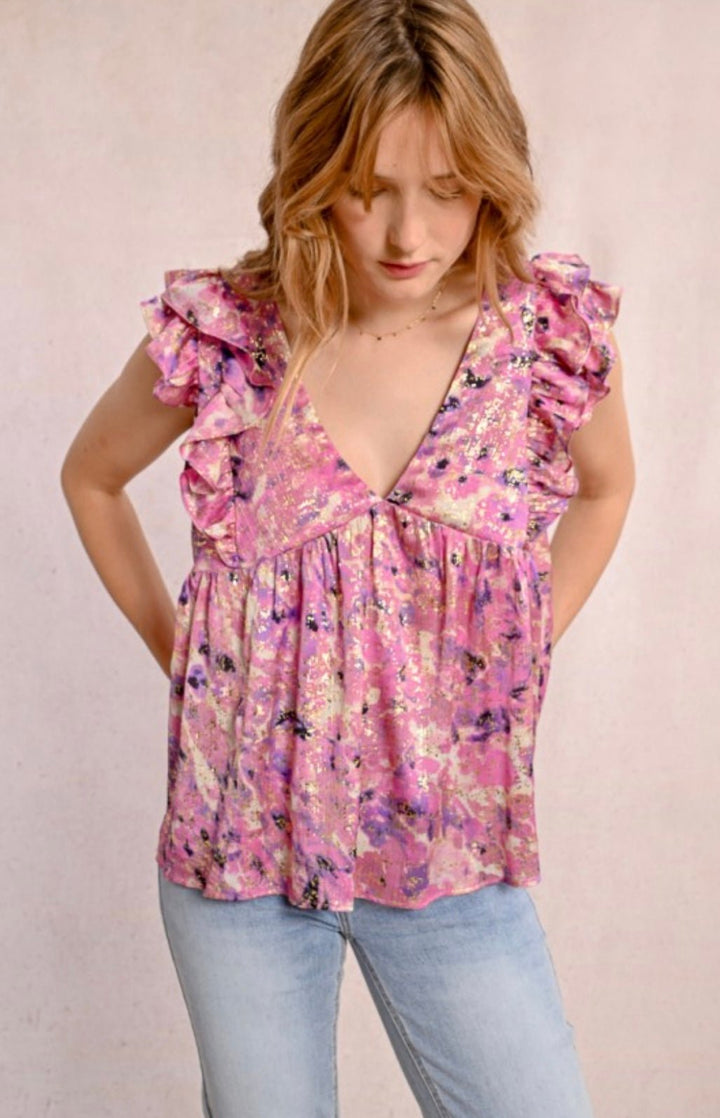 Pink Celeste Top - Molly Bracken - Orchid Boutique