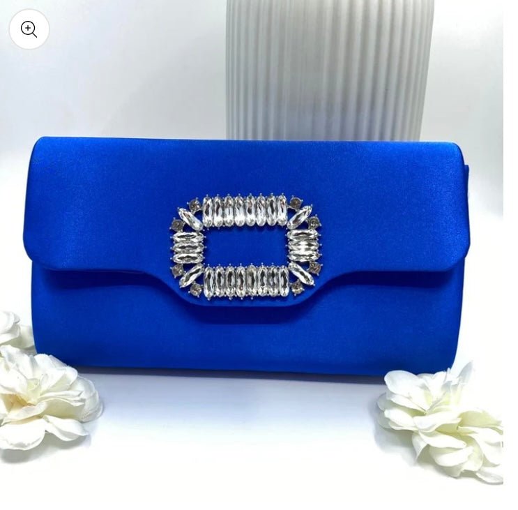 Blue Clutch - Orchid Boutique - Orchid Boutique