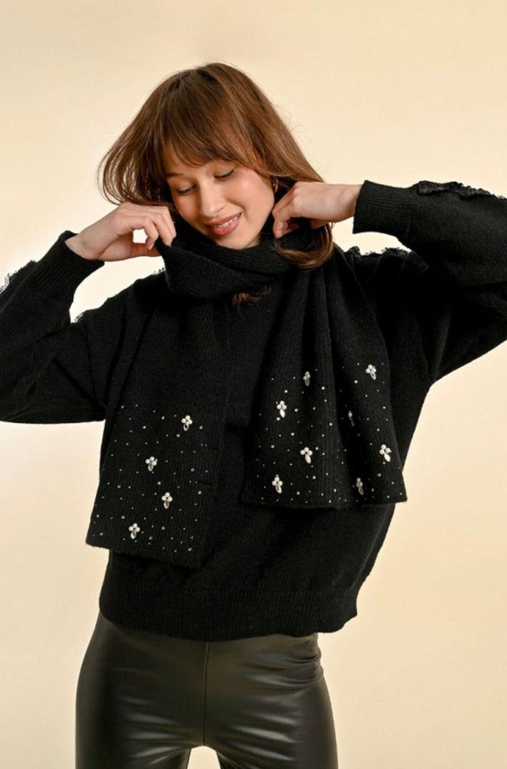 Molly B Black scarf - Molly Bracken - Orchid Boutique