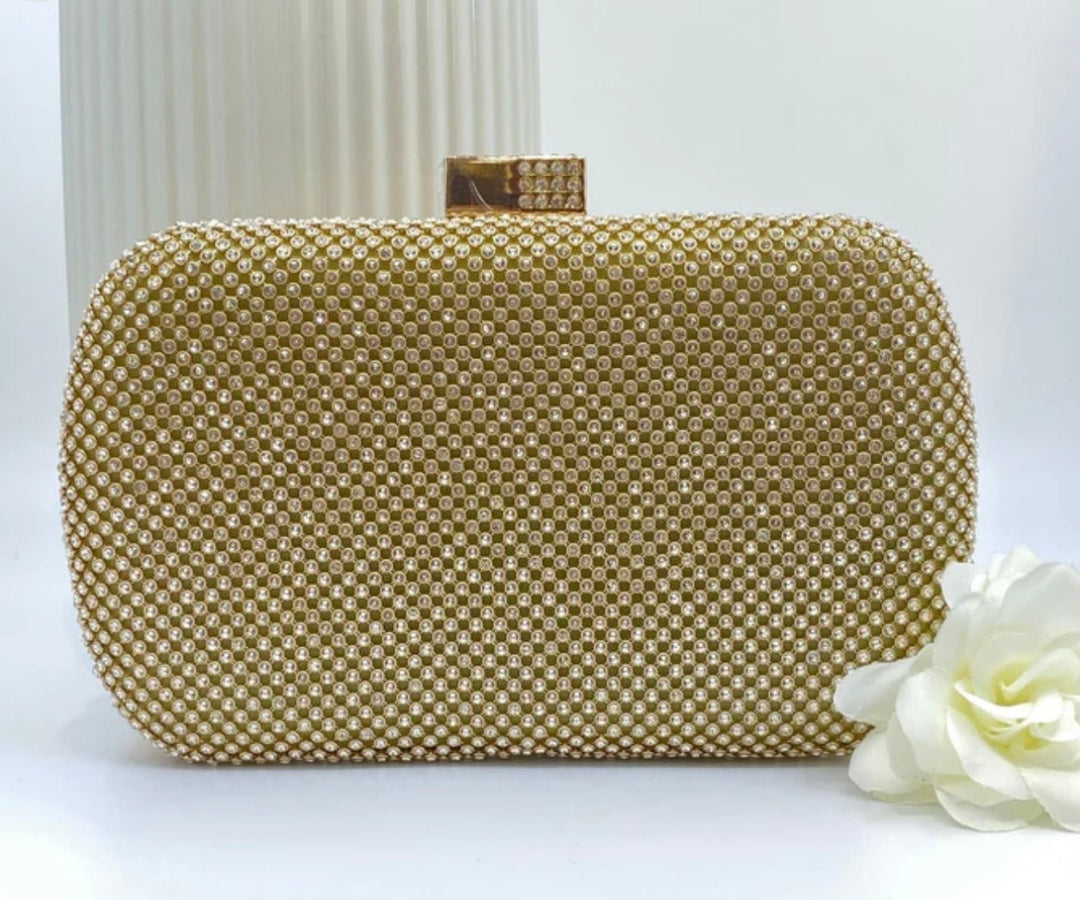 Gold Clutch - Orchid Boutique - Orchid Boutique