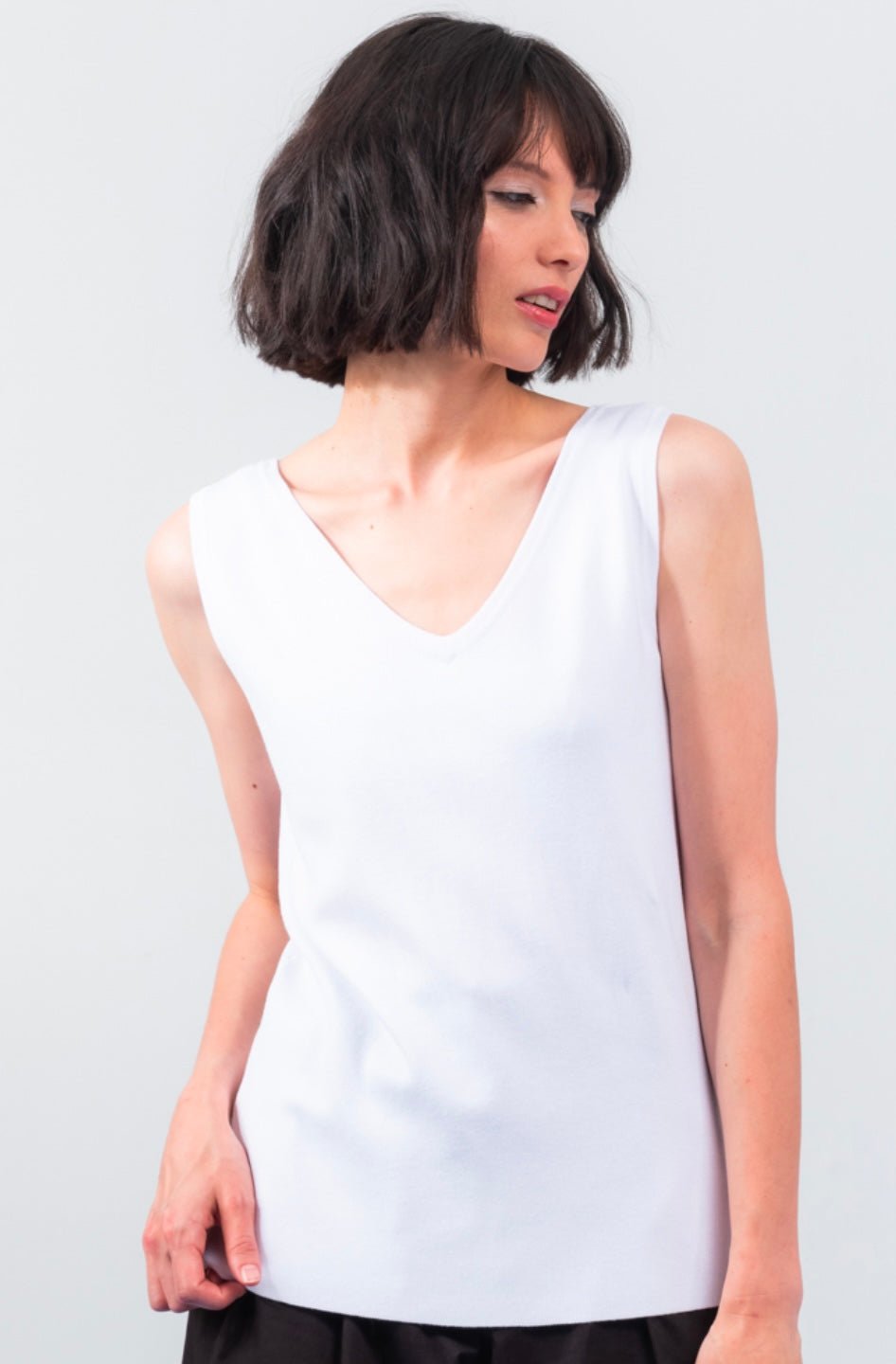 Fara White Reversible - Elena Wang - Orchid Boutique