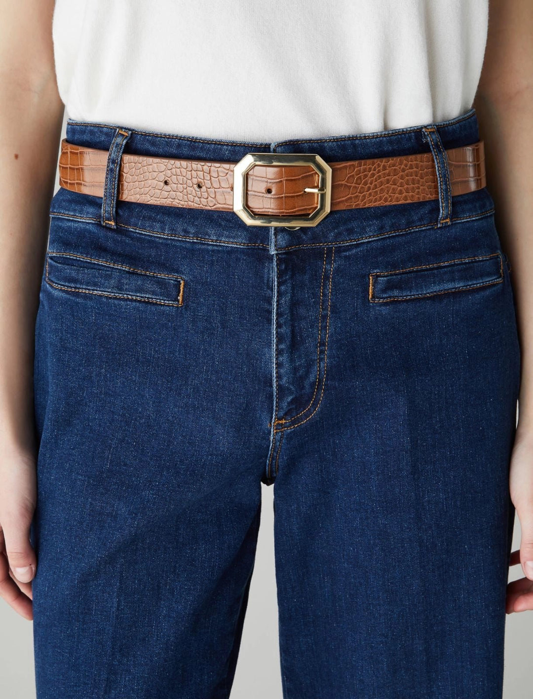 Bella Brown Belt - Emme - Orchid Boutique