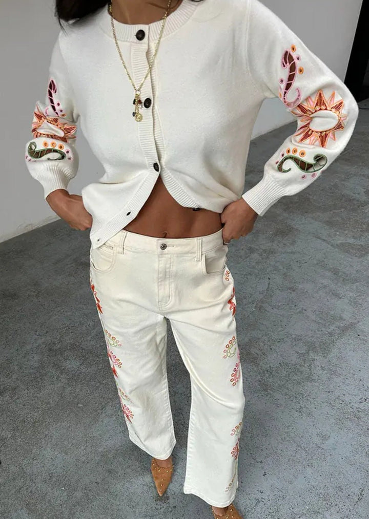 Cream Enchanted Cardigan - Never Fully Dressed - Orchid Boutique