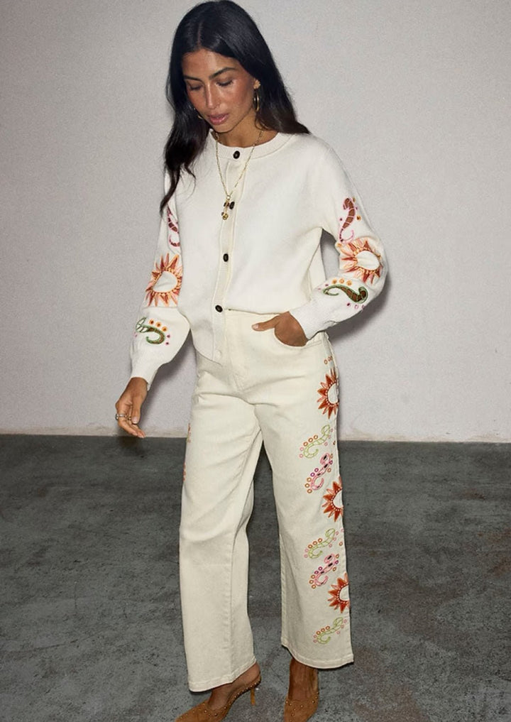 Cream Enchanted Cardigan - Never Fully Dressed - Orchid Boutique