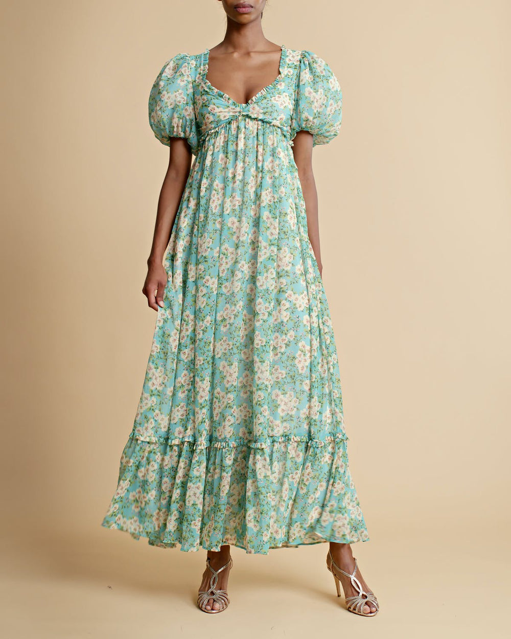 Chiffon Puffed Dress - byTiMo - Orchid Boutique