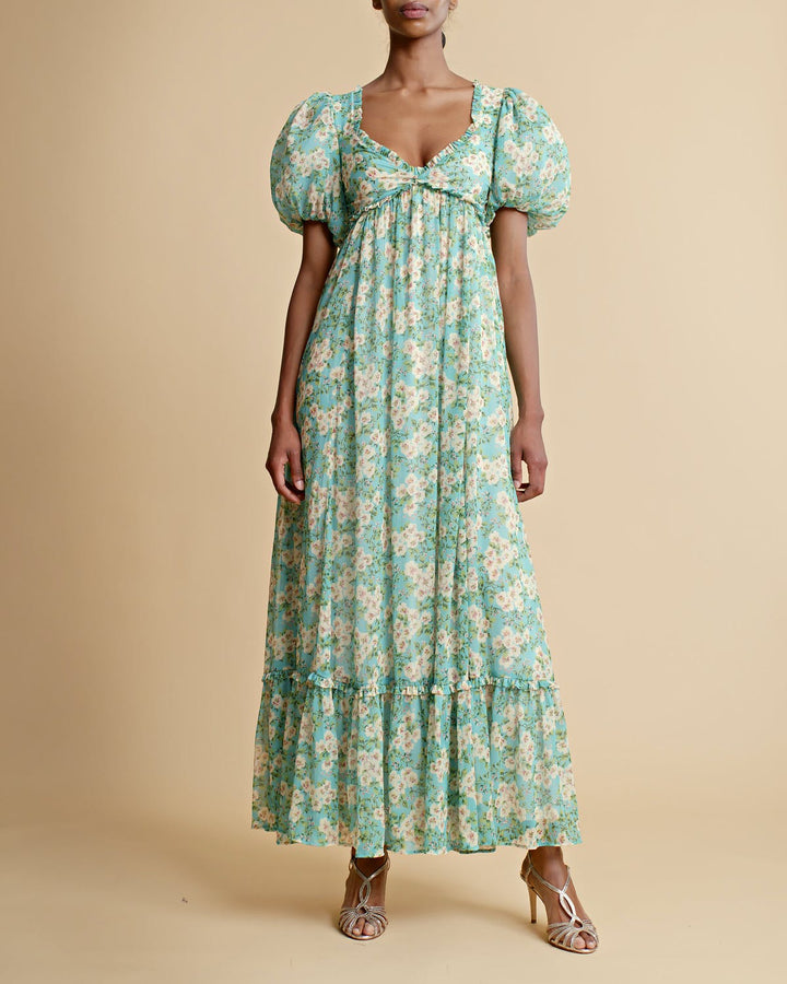 Chiffon Puffed Dress - byTiMo - Orchid Boutique