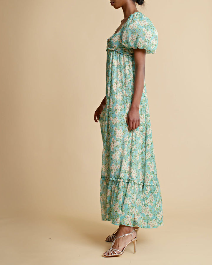 Chiffon Puffed Dress - byTiMo - Orchid Boutique