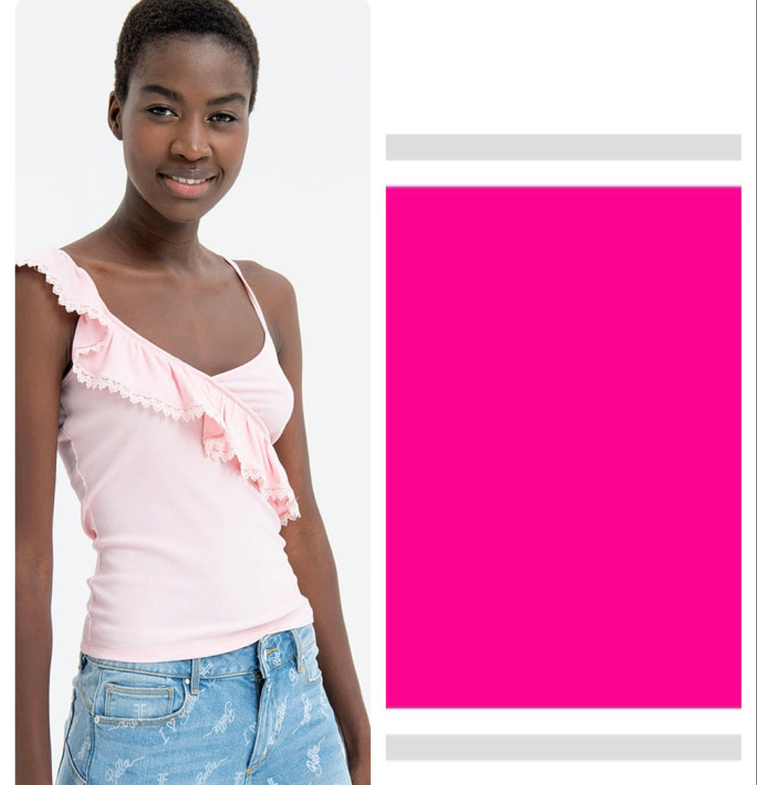 Fi Pink Tank - Fracomina - Orchid Boutique