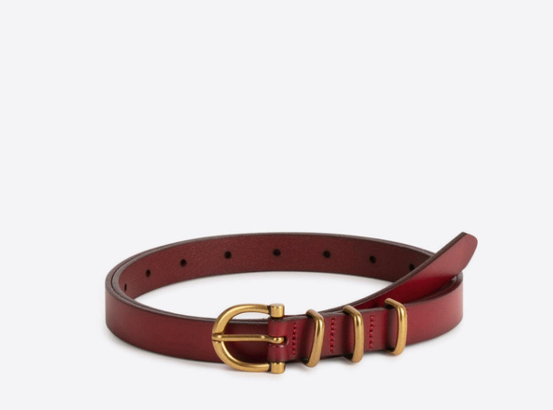 Avril Belt Bordeaux By Suncoo - Suncoo - Orchid Boutique