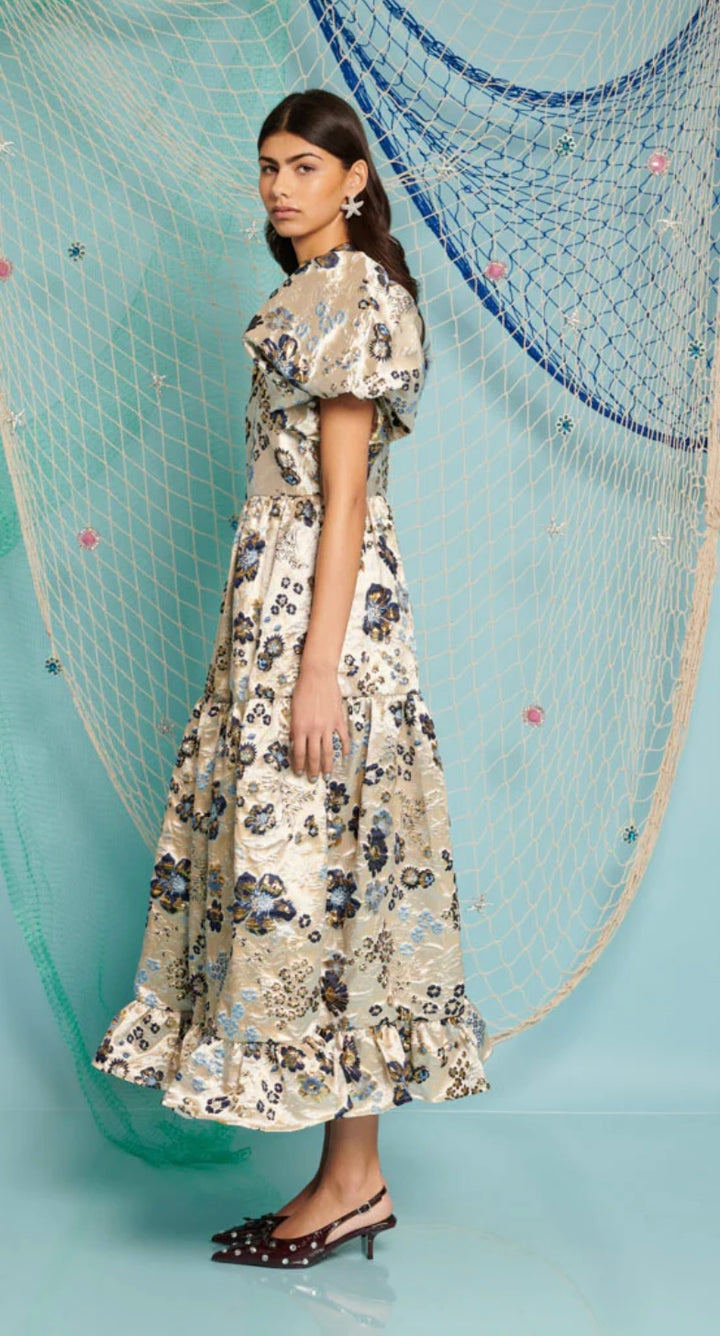 Carp Floral Maxi Dress