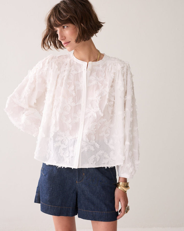 3D Fluffy Blouse - Summum - Orchid Boutique