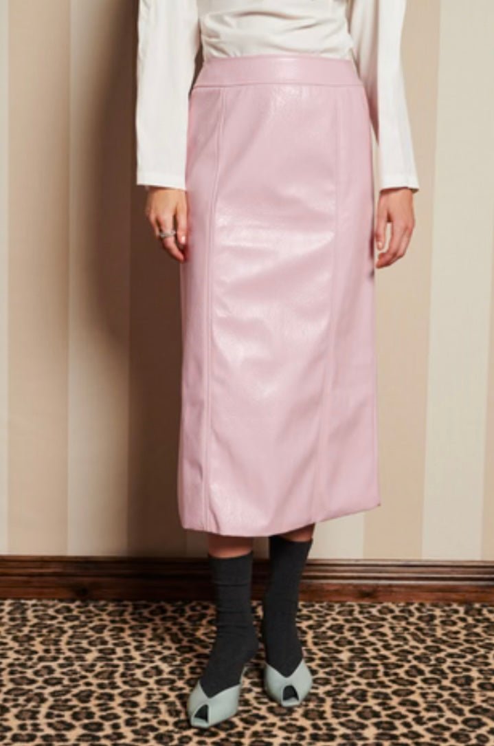 DREAM Rose - Spun PU Midi Skirt - Sister Jane - Orchid Boutique