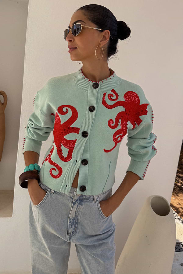 Octopus Cardigan - Never Fully Dressed - Orchid Boutique