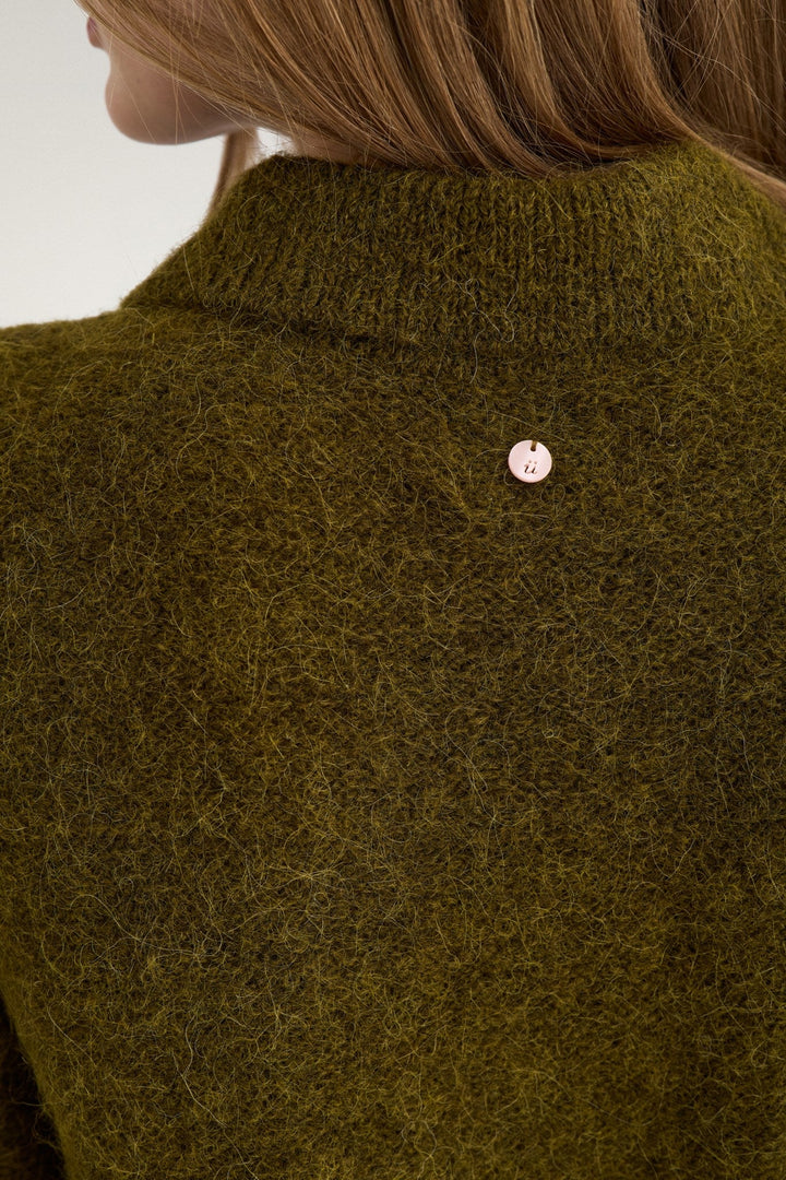 NUSALIA CARDIGAN - Fir Green