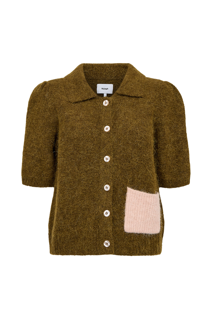 NUSALIA CARDIGAN - Fir Green