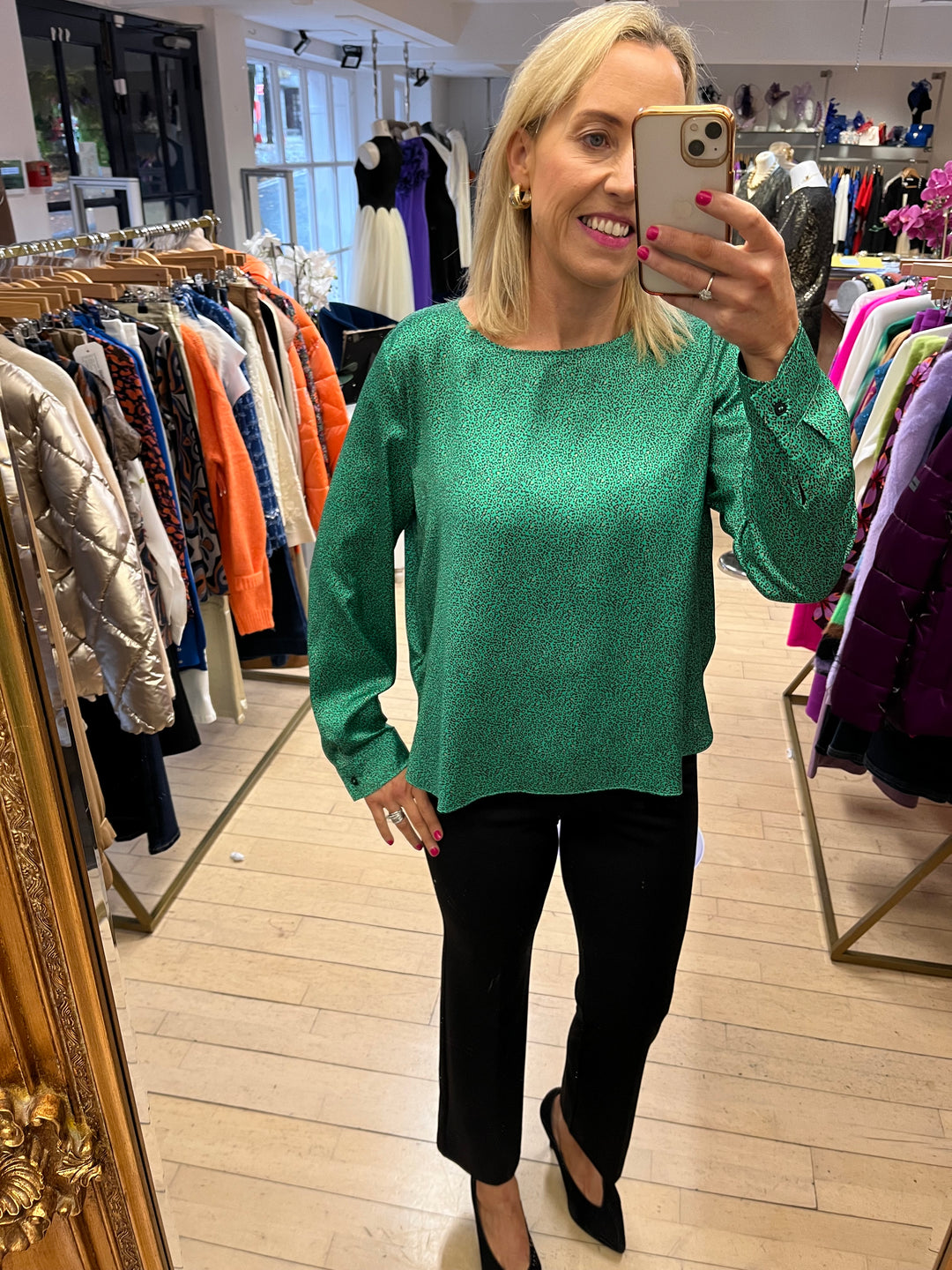 Fine Dappled Green | Emme | Orchid Boutique