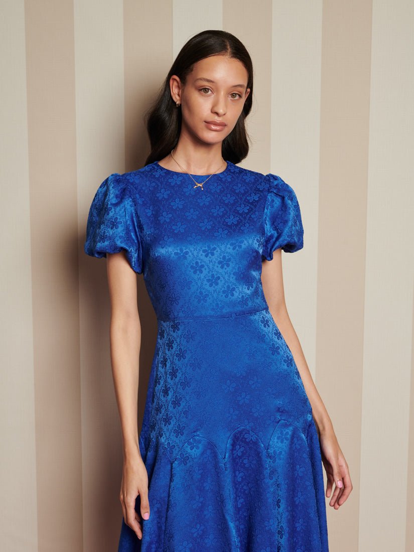 Oriel Jacquard Midi Dress
