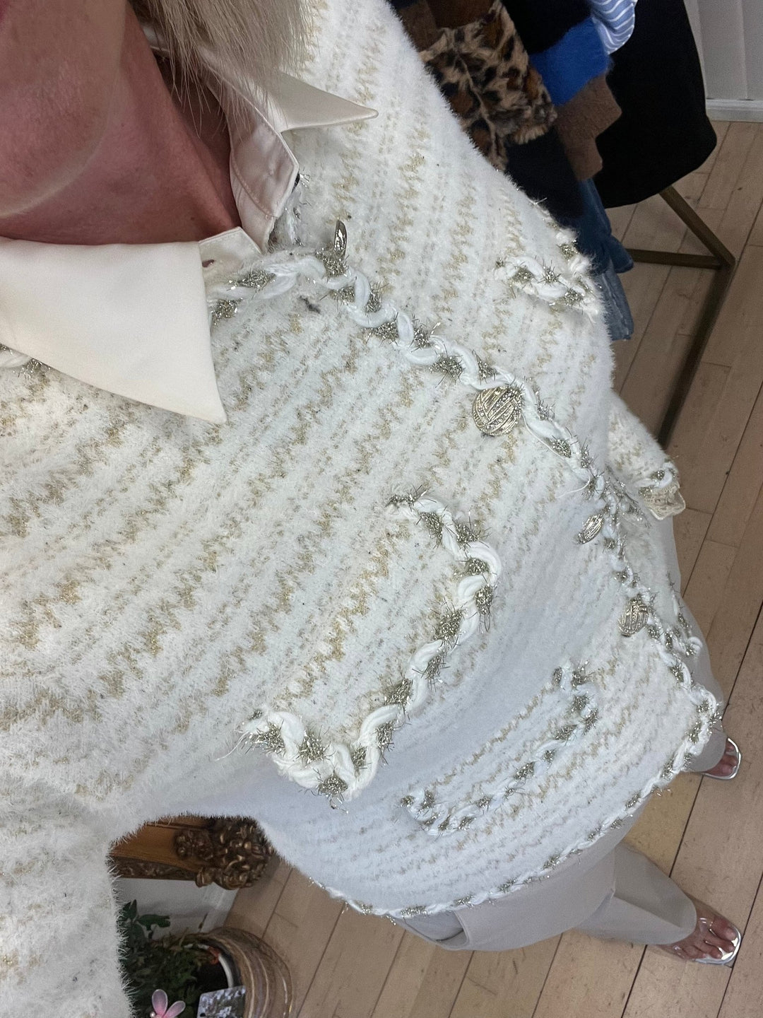 Buttergold Cardigan - Fracomina - Orchid Boutique