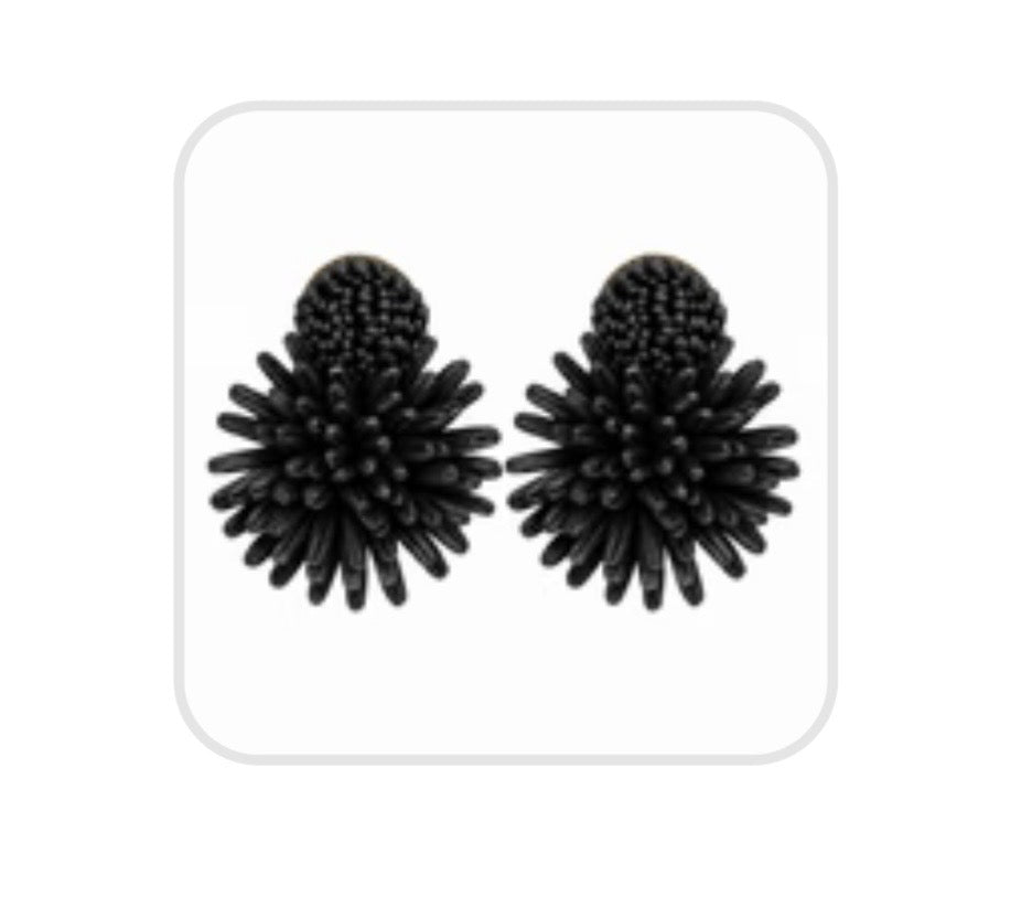 Black Raffia Bloom - Orchid Boutique - Orchid Boutique