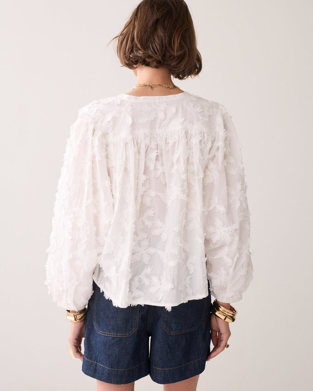 3D Fluffy Blouse - Summum - Orchid Boutique