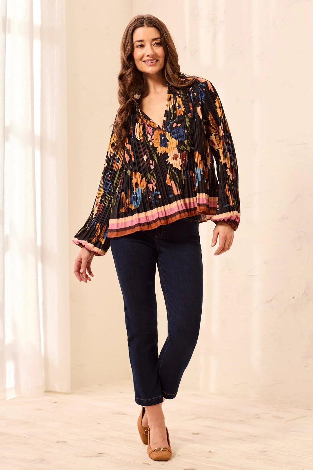 Delilah Blouse - Hickory