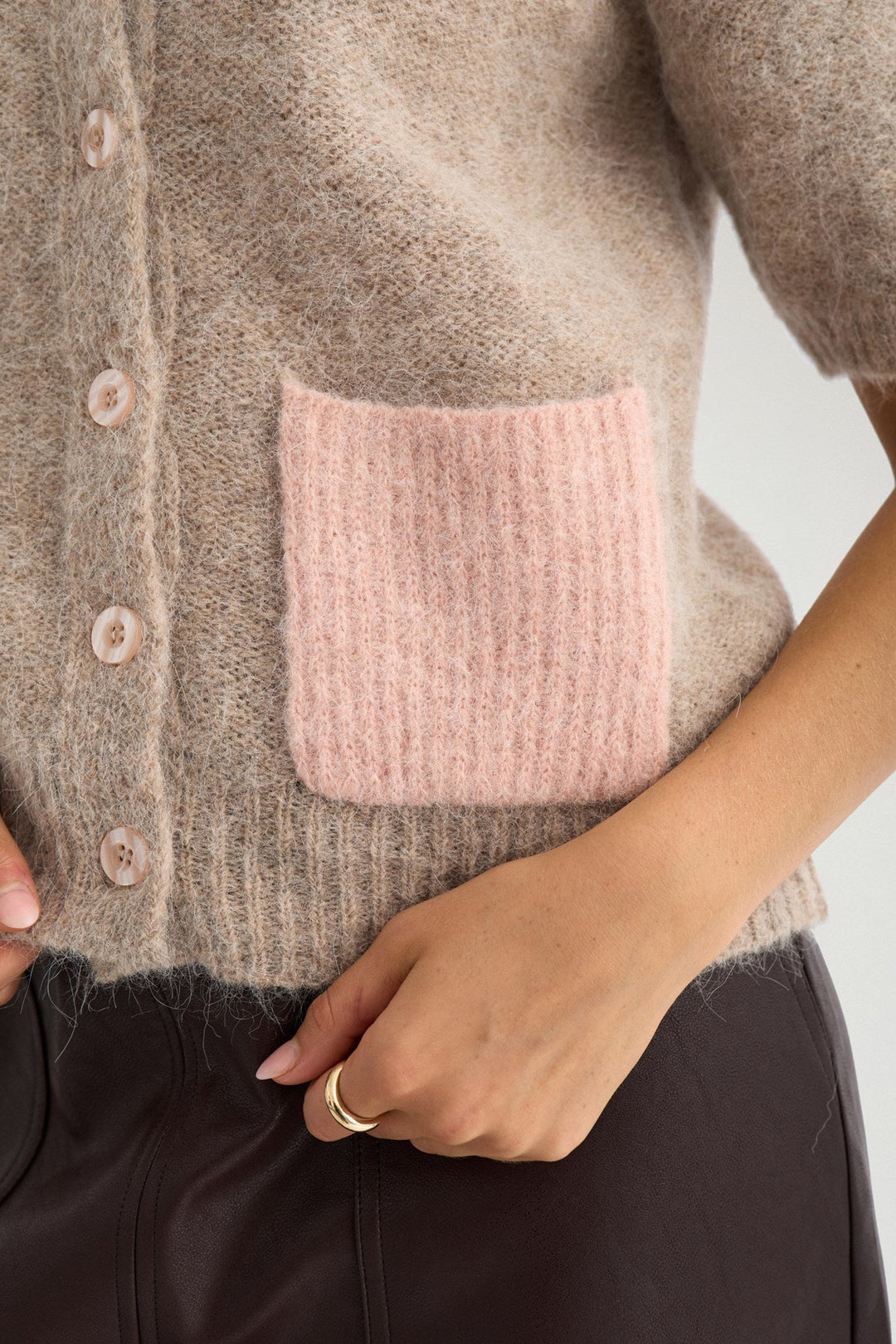 Salia CARDIGAN - Sesame