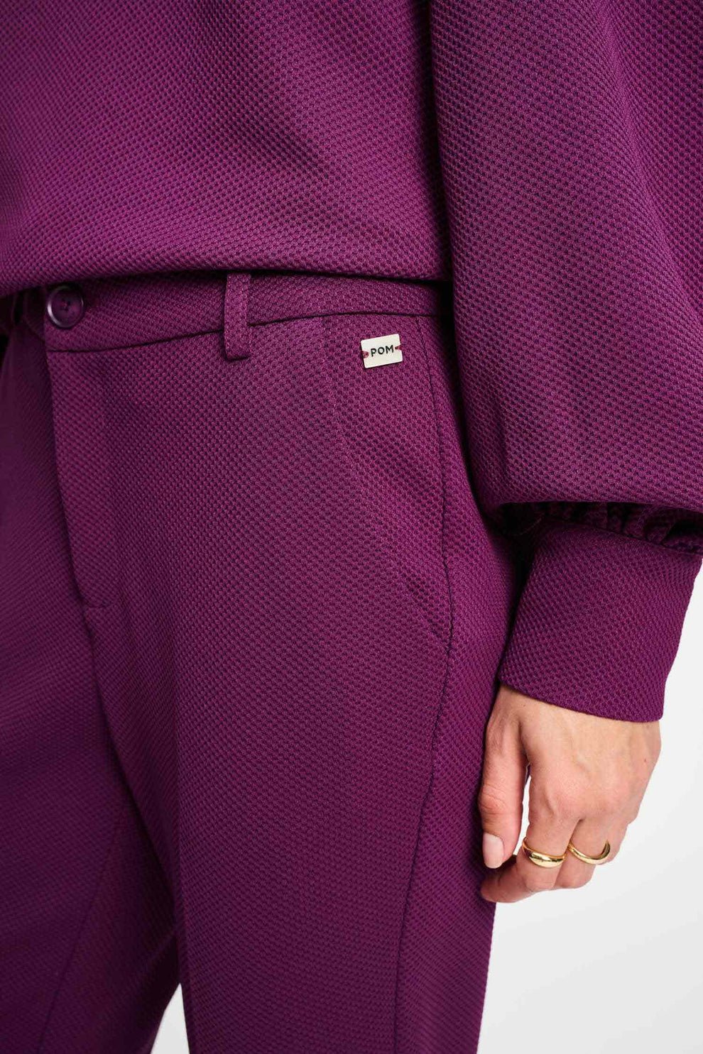 Liv Plum Pants - POM Amsterdam - Orchid Boutique