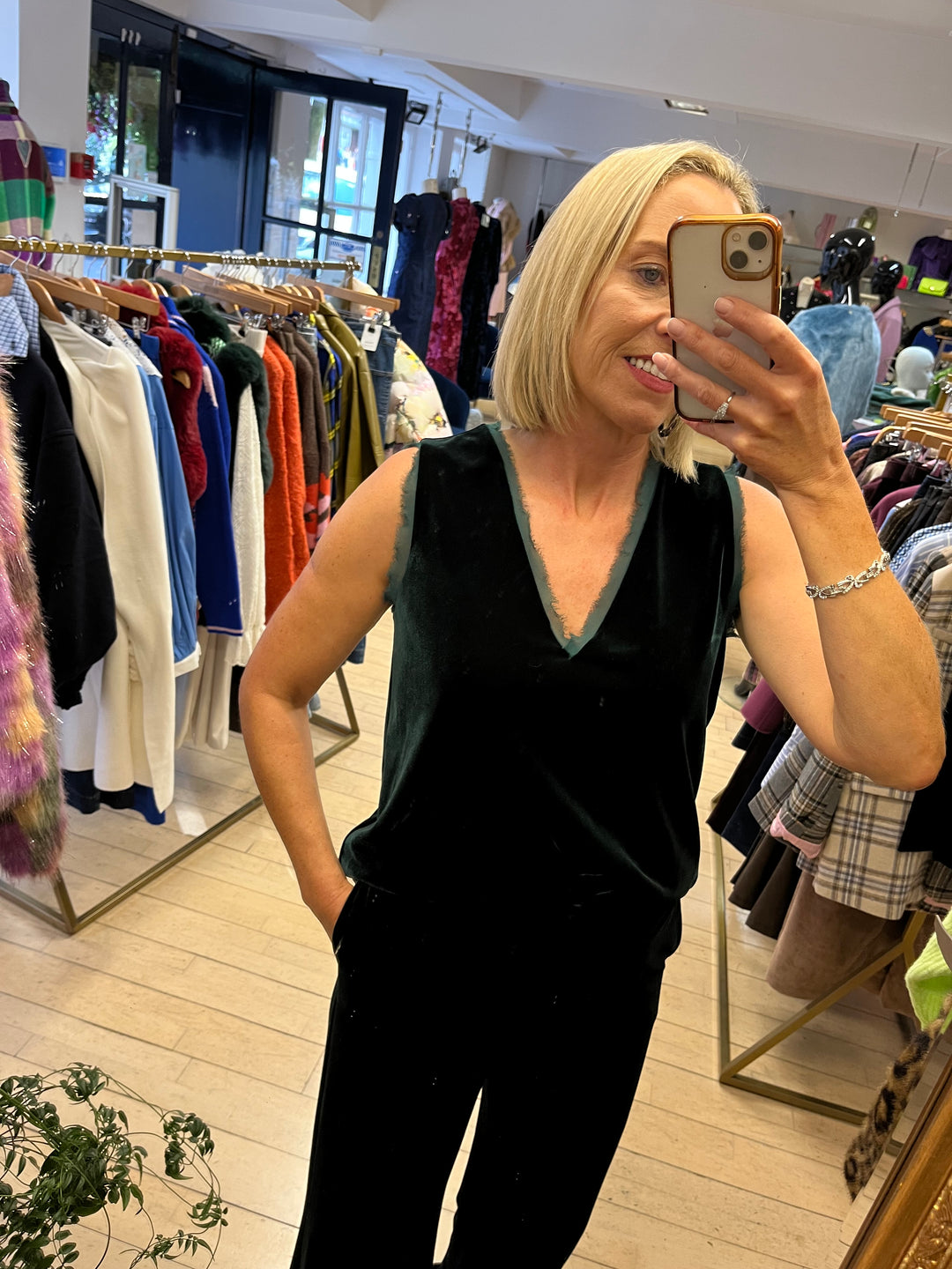 Victoria Velvet Top