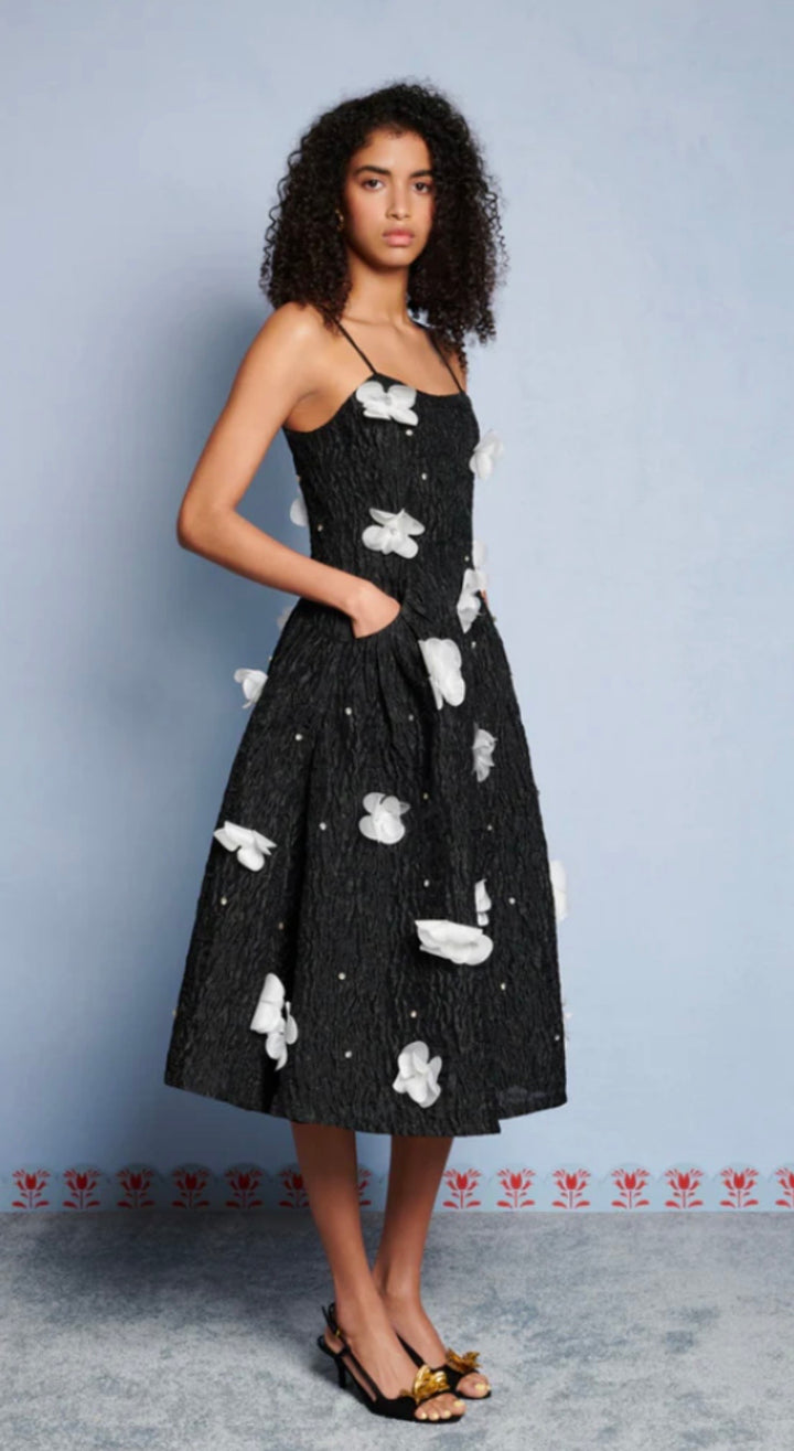 Myra Appliqué Midi Dress - Sister Jane - Orchid Boutique