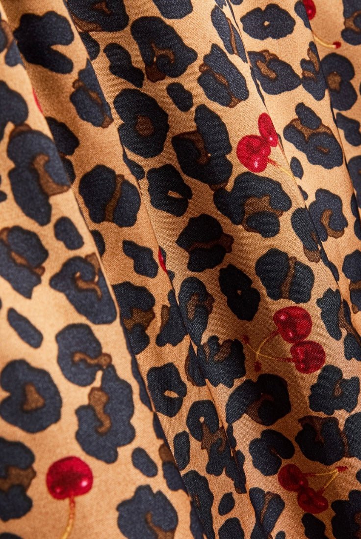 Mimi Cherry Leopard Print Dress - Never Fully Dressed - Orchid Boutique