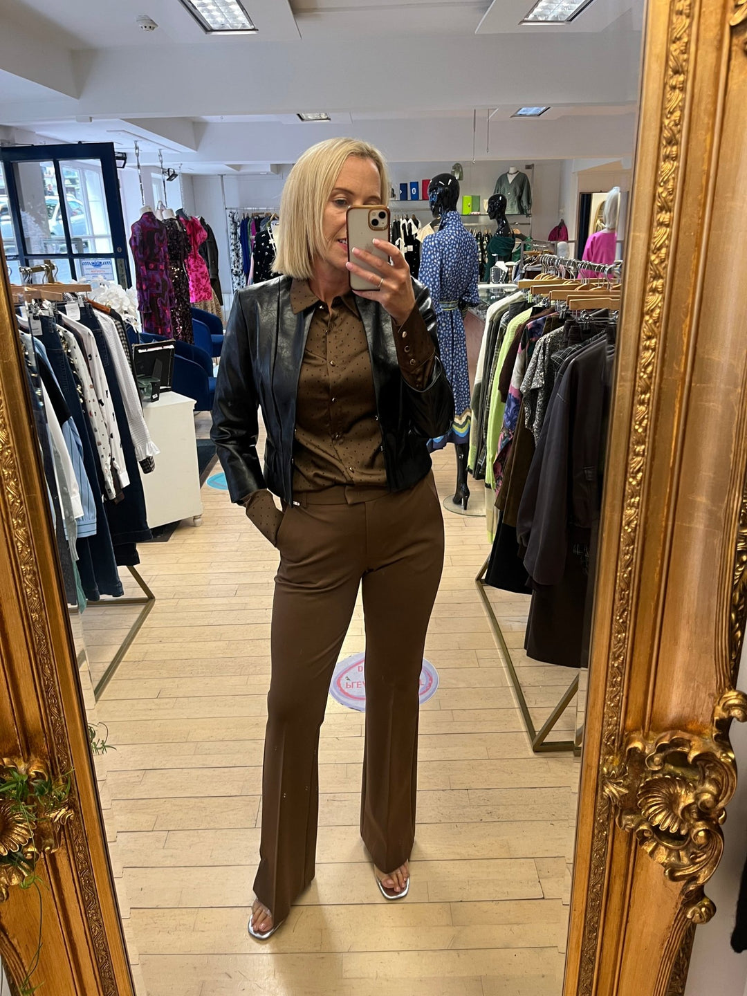 Bootcut Coffee - Fracomina - Orchid Boutique