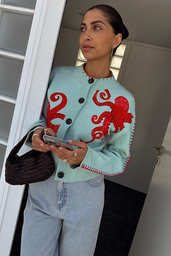 Octopus Cardigan - Never Fully Dressed - Orchid Boutique
