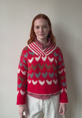CHIRP RED SWEATER