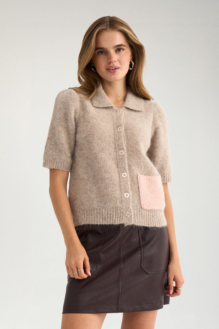 Salia CARDIGAN - Sesame