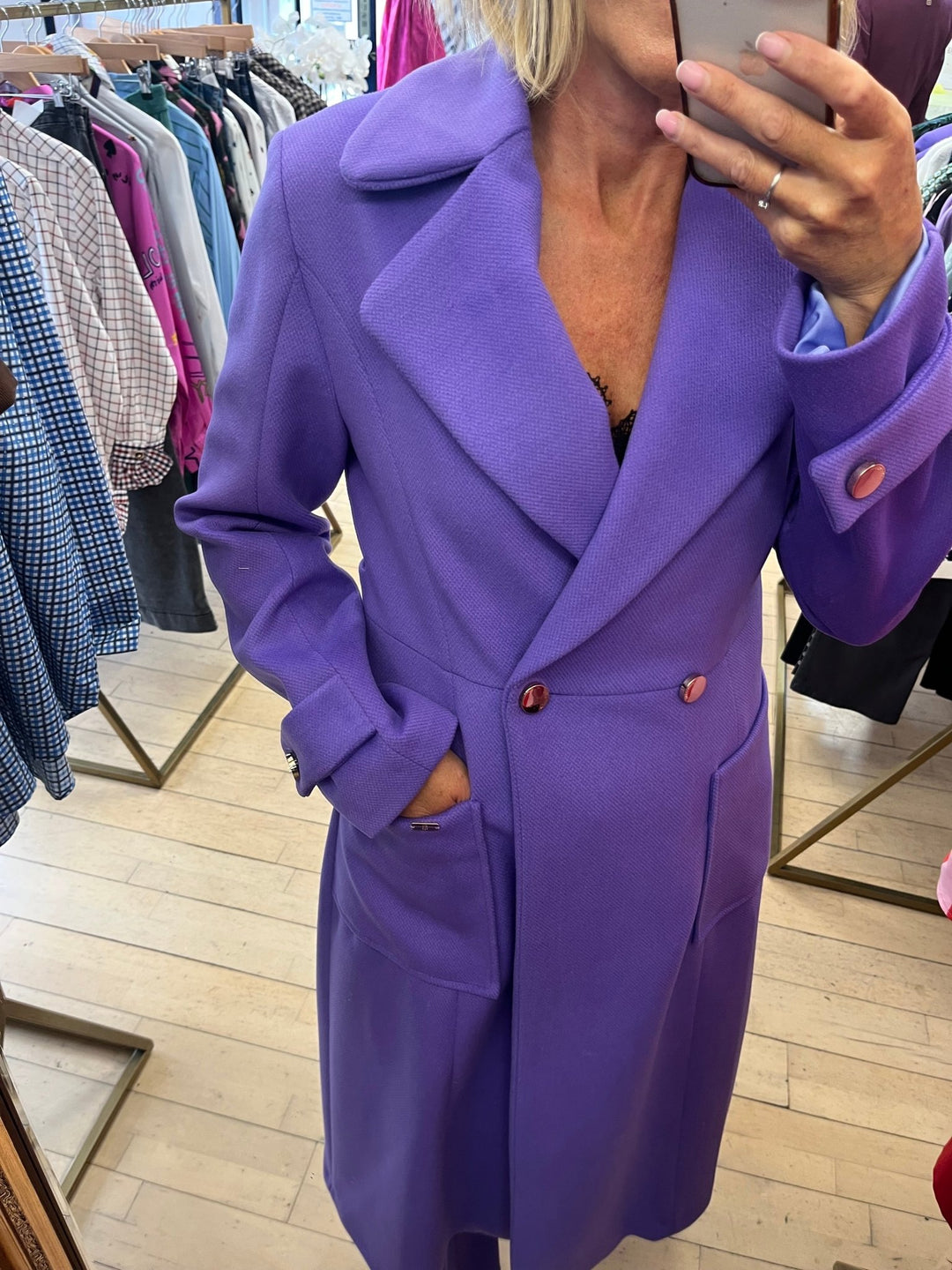 Fracomina Coat - Fracomina - Orchid Boutique