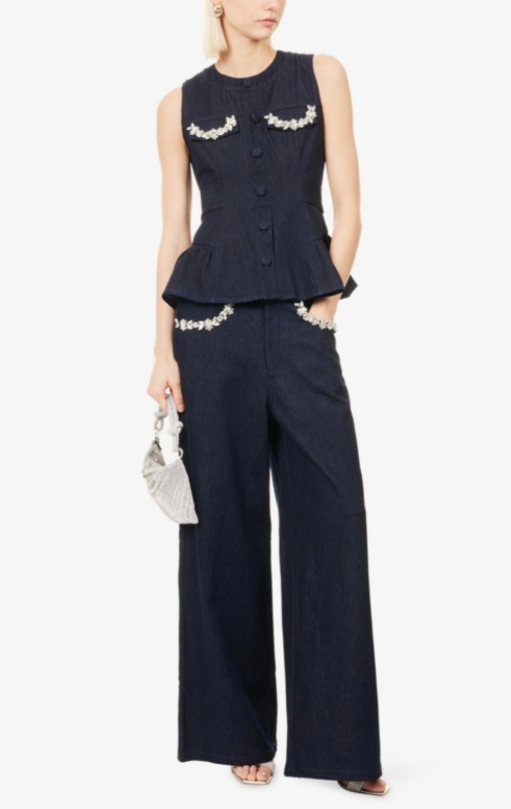 Bright side Denim Embellished Jeans - Sister Jane - Orchid Boutique